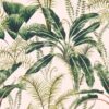 green botanical cotton fabric from Clarke & Clarke