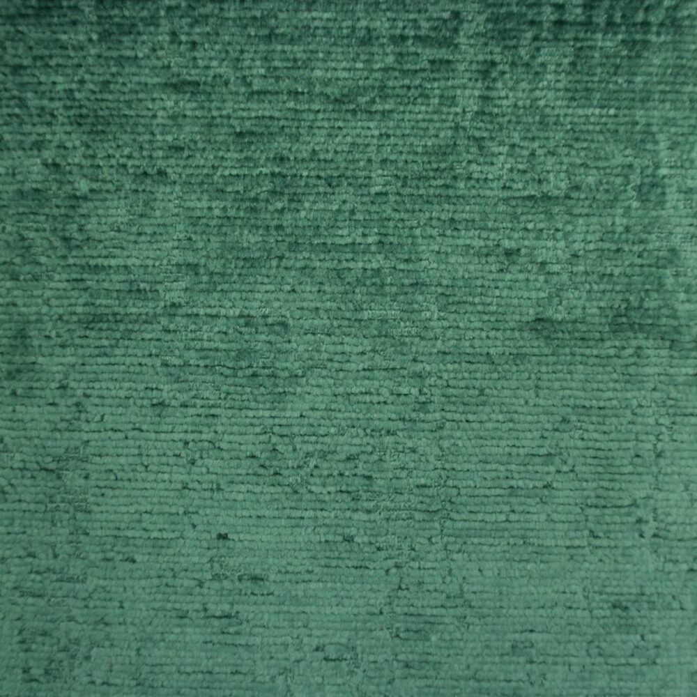 Riviera Fabric - Pine by green plain velvet-chenille fabric from Cristina Marrone