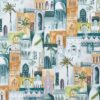 multicolour misc cotton fabric from Clarke & Clarke