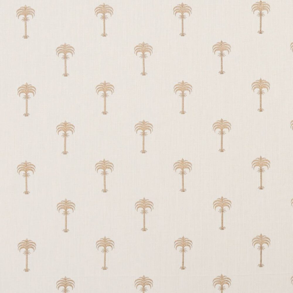 Menara Metallic Fabric - Rose Gold / Ivory from