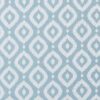 blue geometric jacquard fabric from Clarke & Clarke