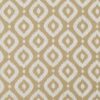 brown geometric jacquard fabric from Clarke & Clarke