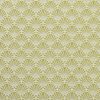 green retro jacquard fabric from Clarke & Clarke