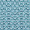 blue retro jacquard fabric from Clarke & Clarke