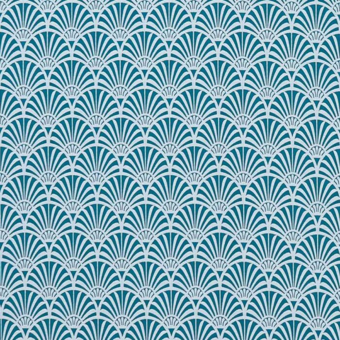 Zellige Fabric - Teal swatch