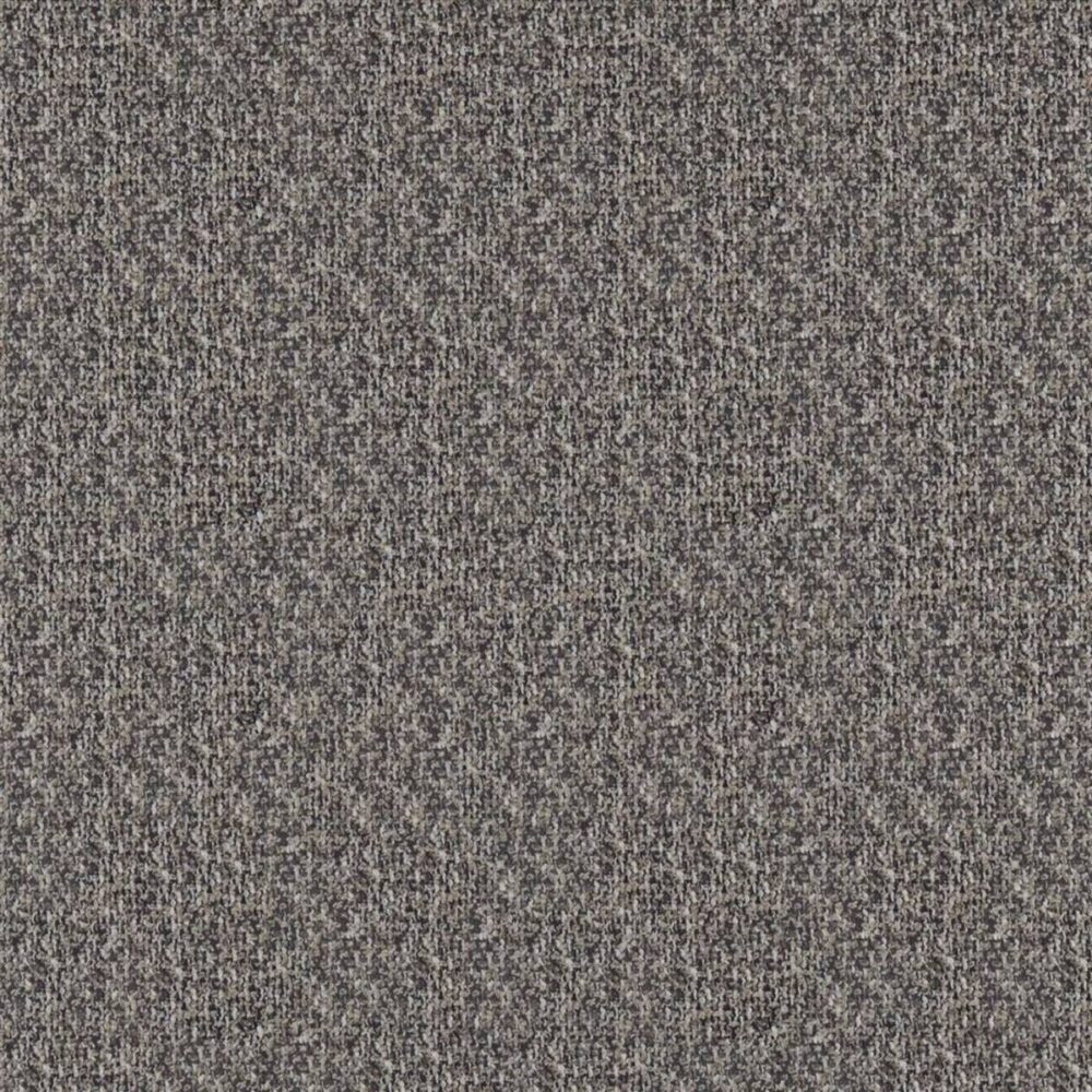 Vezzano Fabric - Slate by black-grey plain woven fabric from Designers Guild