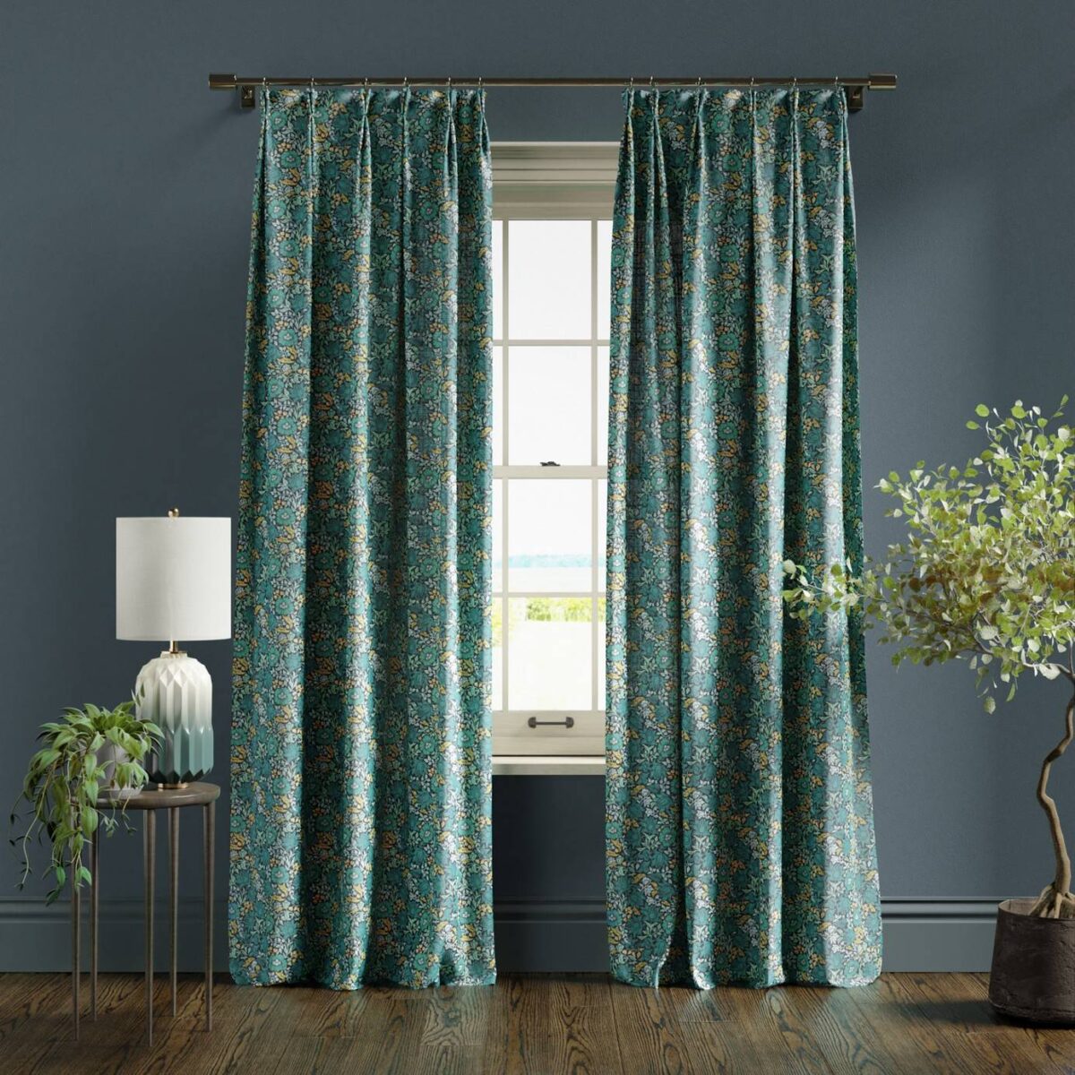 Mallow Fabric - Teal by Mallow Fabric - Teal from