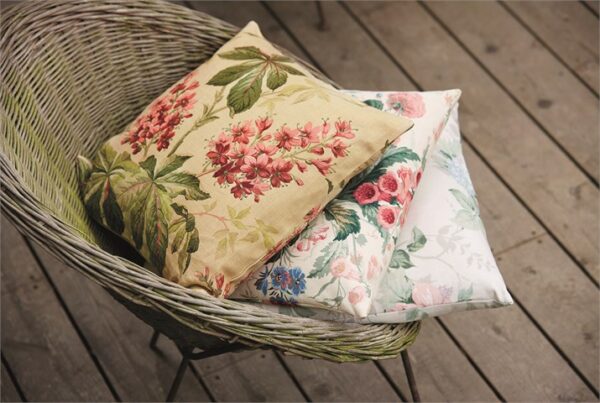 Chelsea Fabric - White / Pink by Chelsea Fabric - White / Pink from
