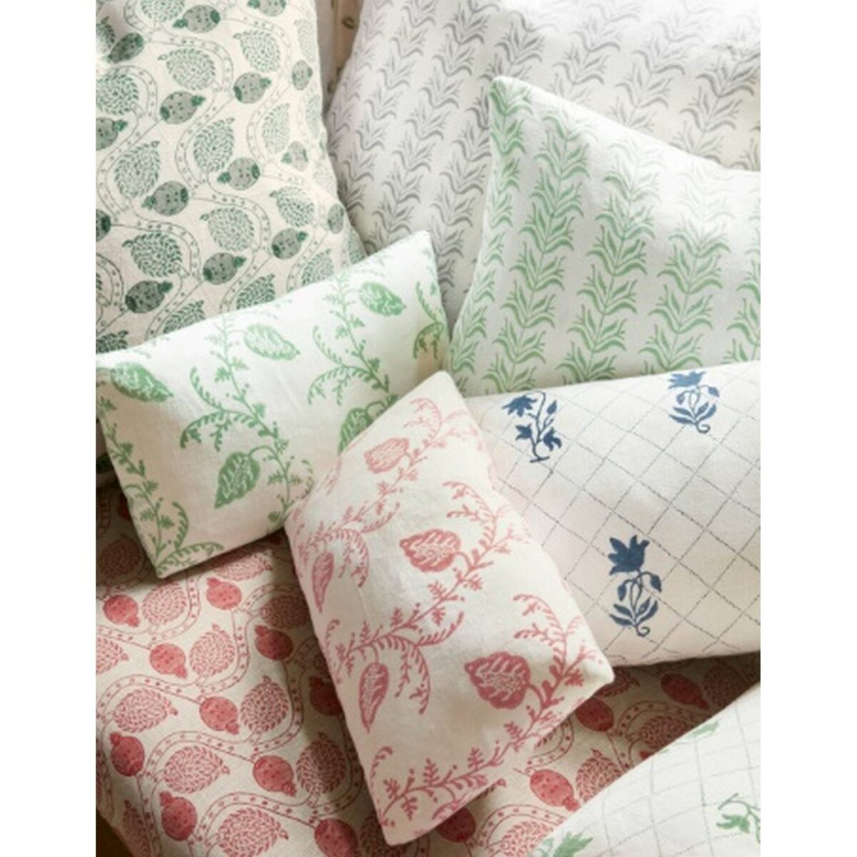 Birch Stripe Fabric - Green by Birch Stripe Fabric - Green from