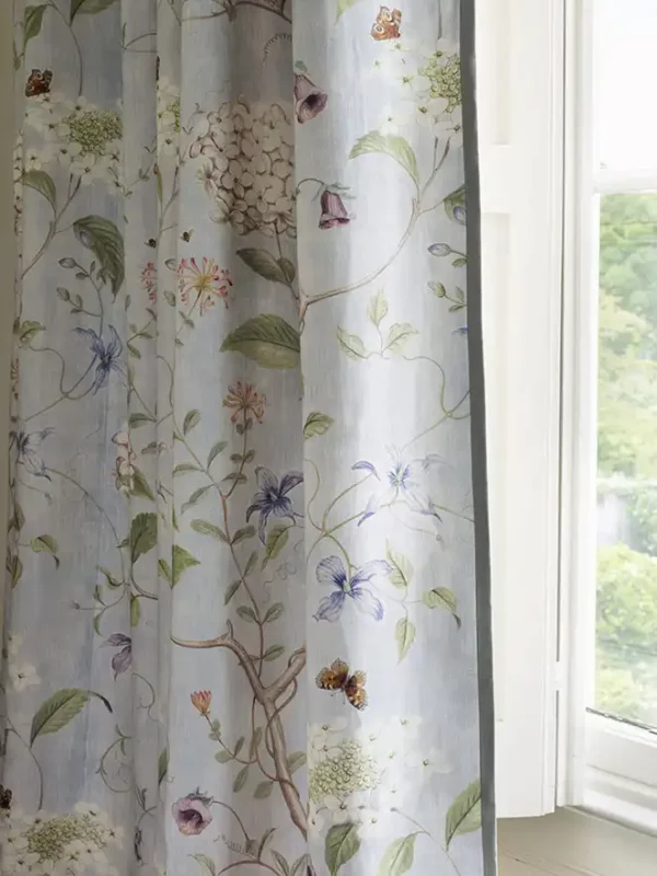 Haslemere Fabric - Old Blue by Haslemere Fabric - Old Blue from
