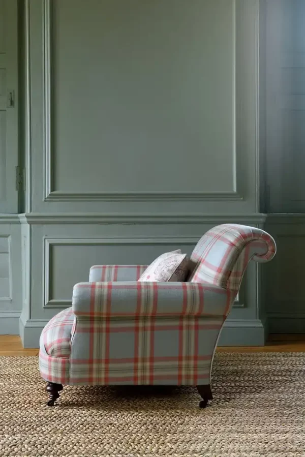 Malone Check Fabric - Red / Green by Malone Check Fabric - Red / Green from