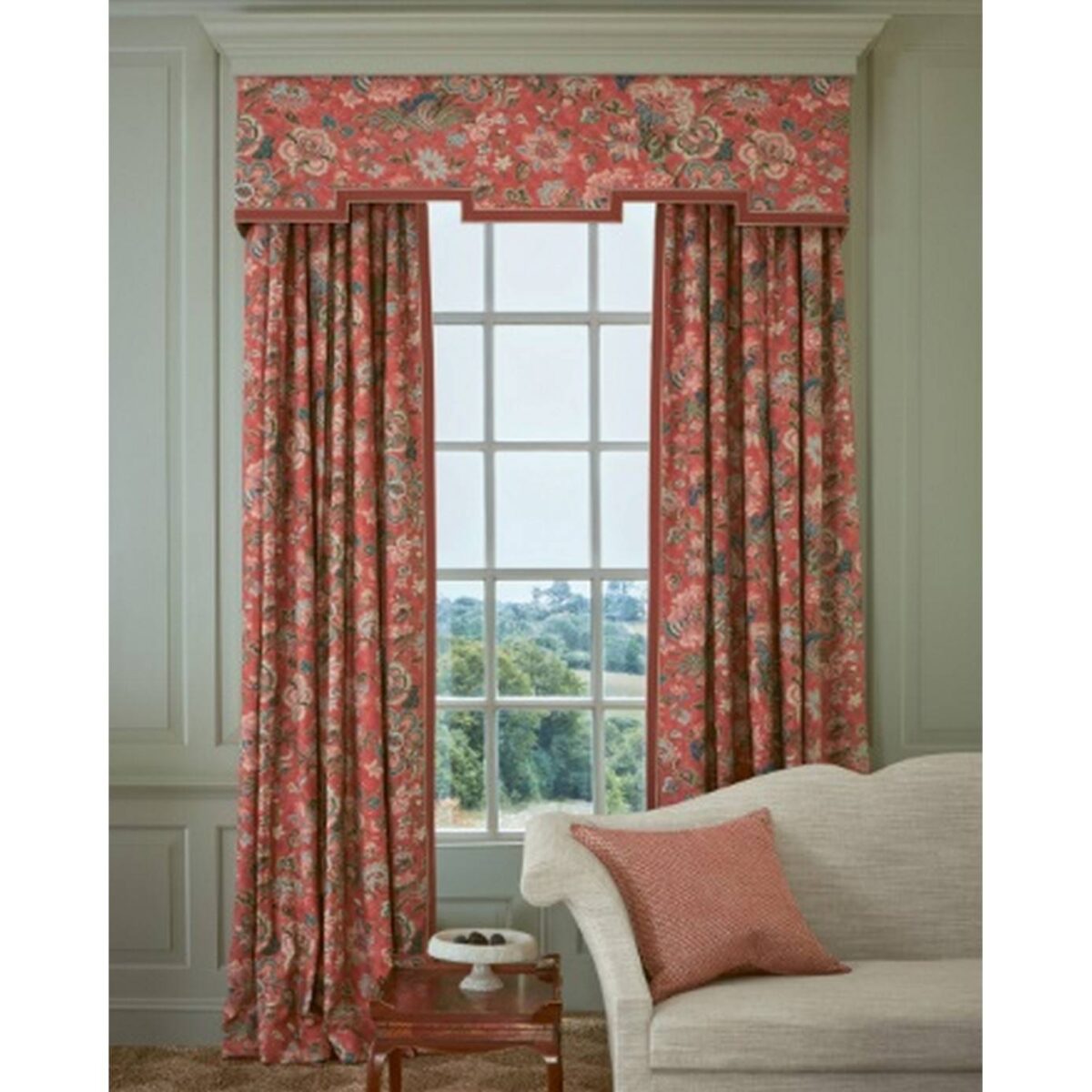 Flores Fabric - Red from