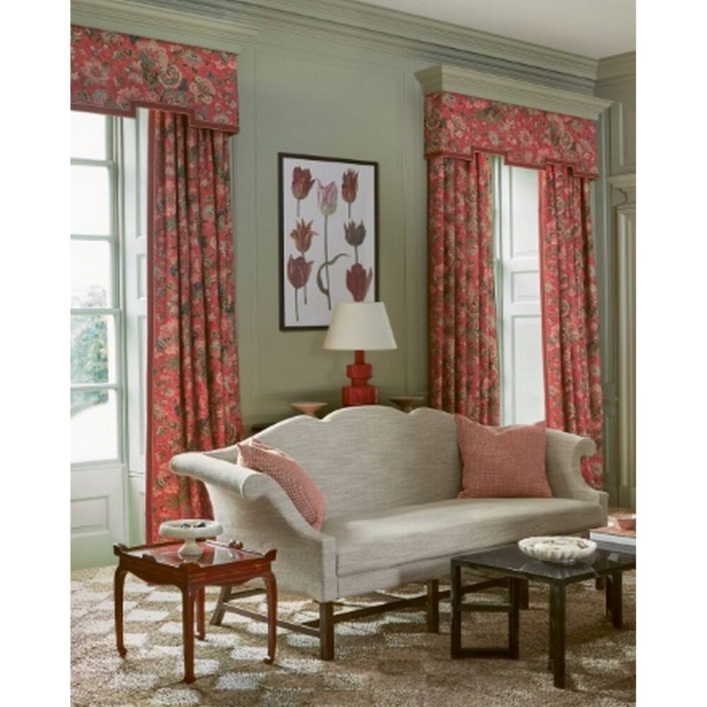 Flores Fabric - Red from