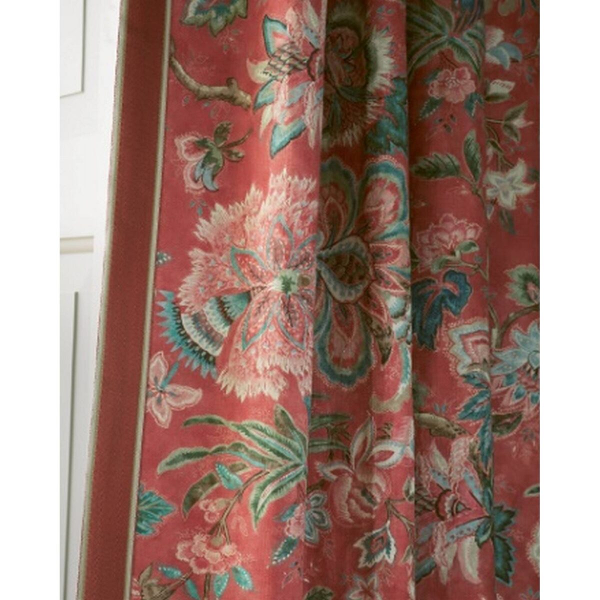 Flores Fabric - Navy from