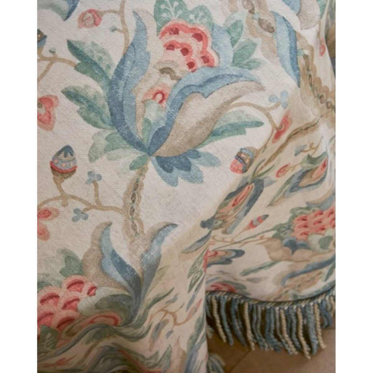 Orlando Fabric - Coral / Sage from