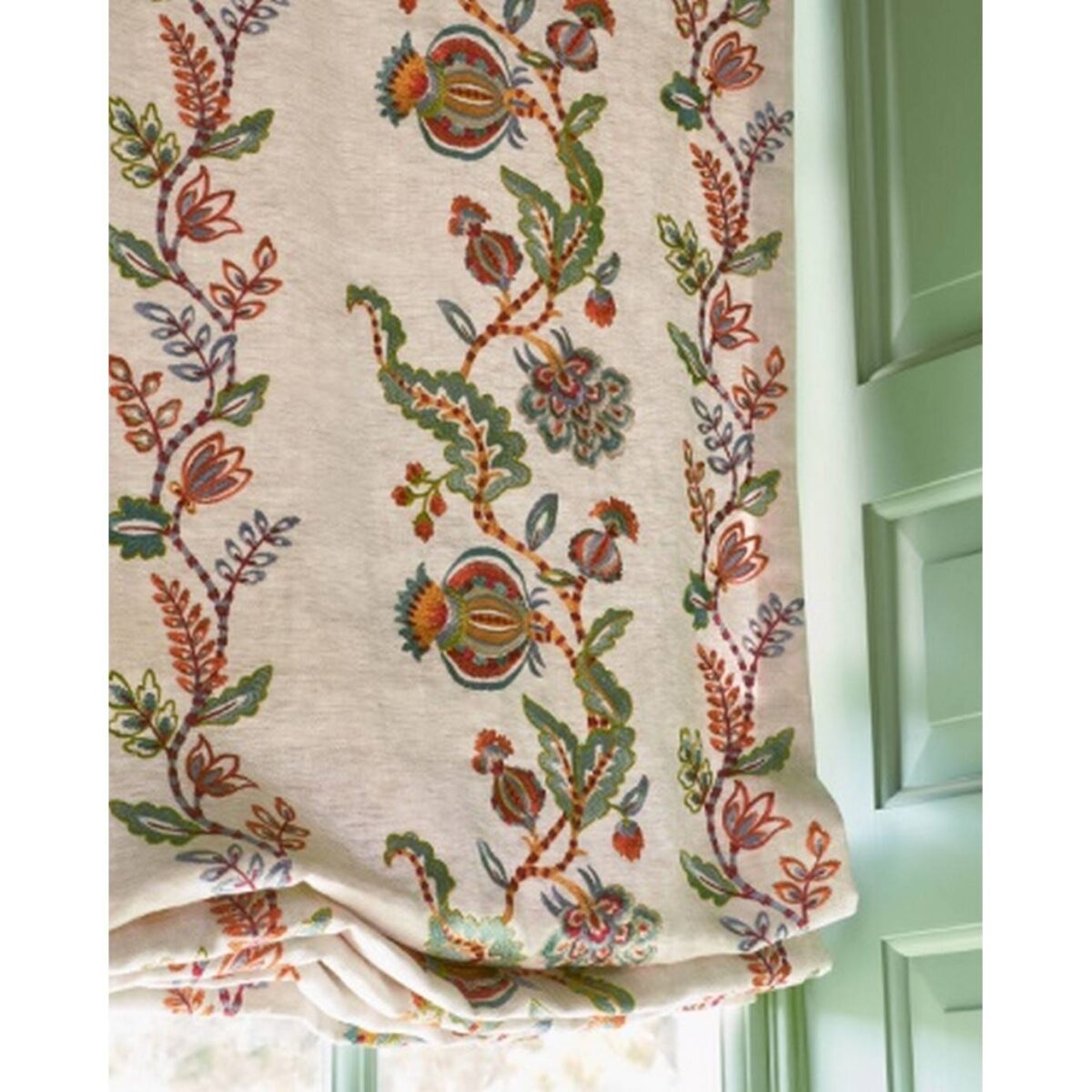 Ariadne Fabric - Red / Green by Ariadne Fabric - Red / Green from