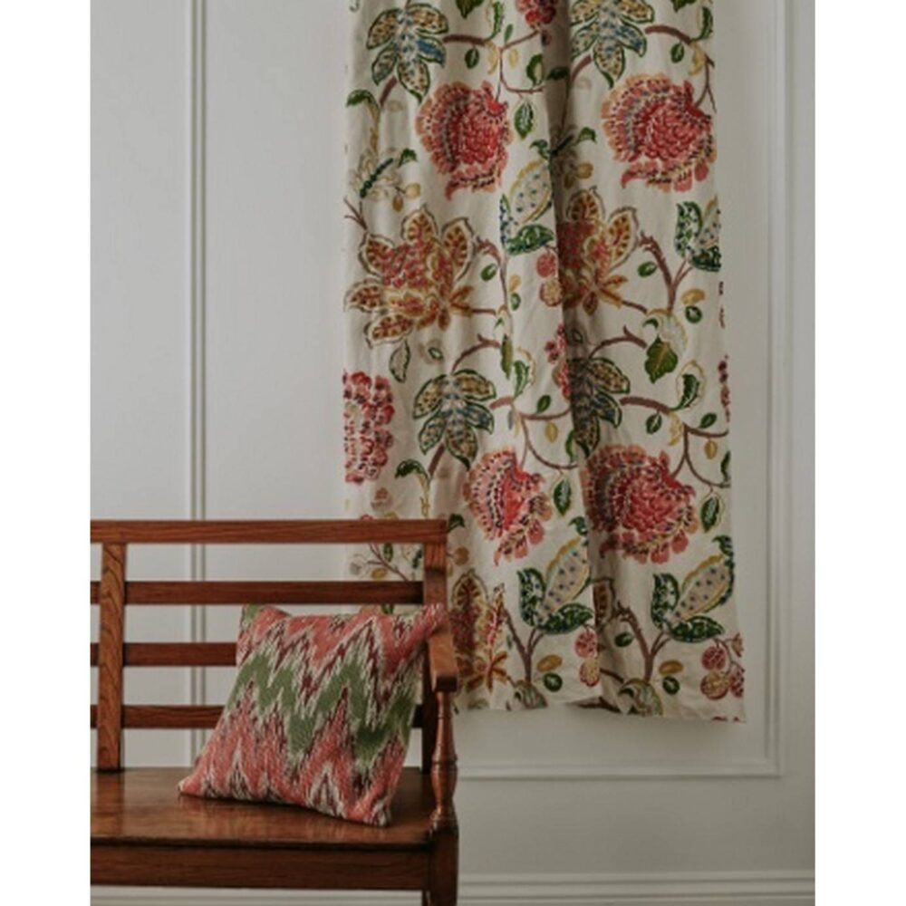Tait Stripe Fabric - Red / Green by Tait Stripe Fabric - Red / Green from