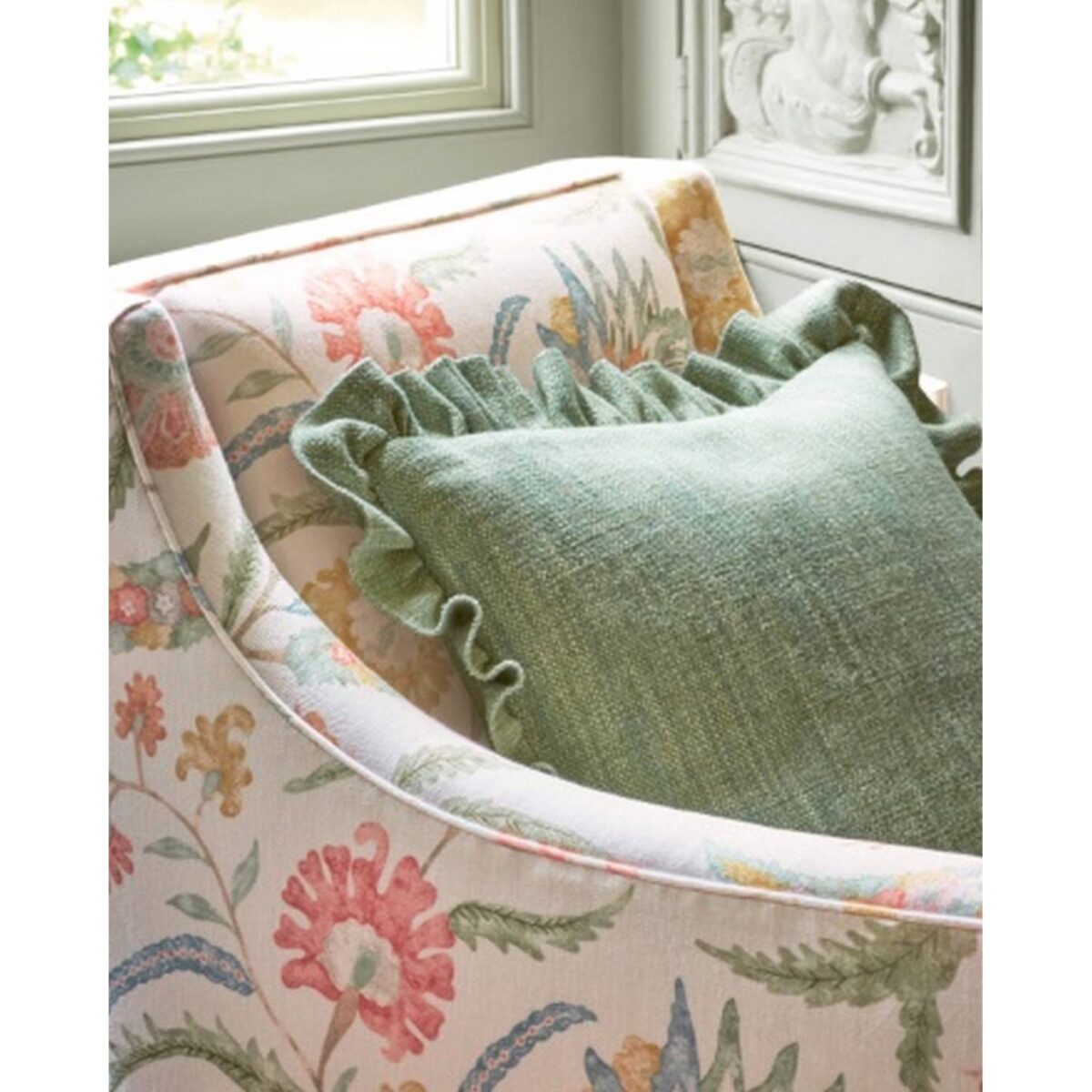 Campion Fabric - Blue / Gold from
