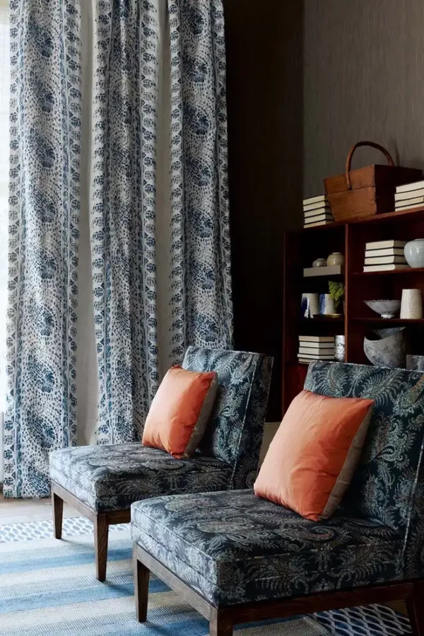 Esta Fabric - Navy by Esta Fabric - Navy from