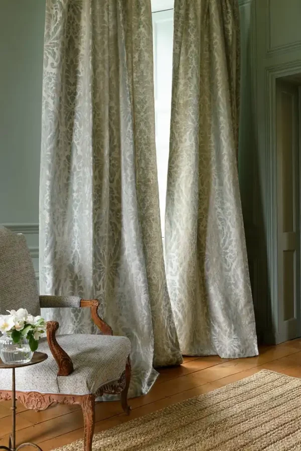 Leora Fabric - Silver by Leora Fabric - Silver from