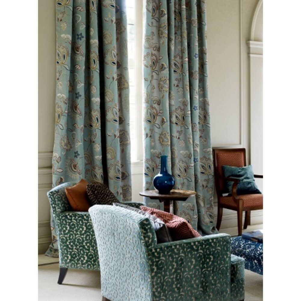 Casey Fabric - Blue by Casey Fabric - Blue from