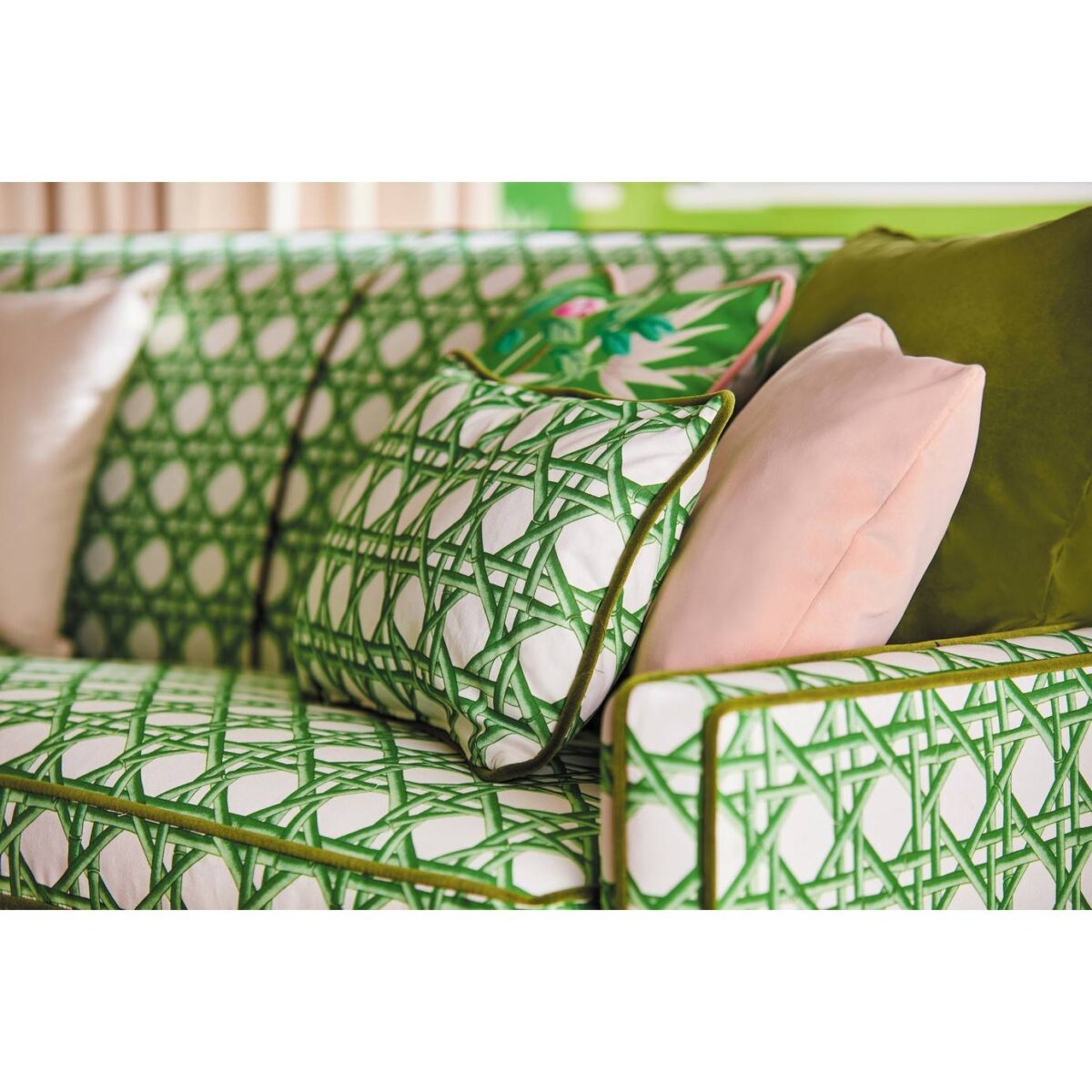 Lovelace Fabric - Apple / Paper Lantern by Lovelace Fabric - Apple / Paper Lantern from