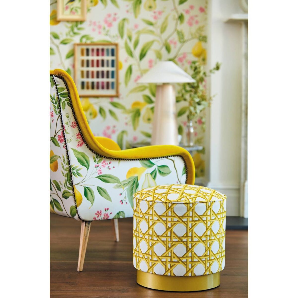 Lovelace Fabric - Honey / Paper Lantern by Lovelace Fabric - Honey / Paper Lantern from
