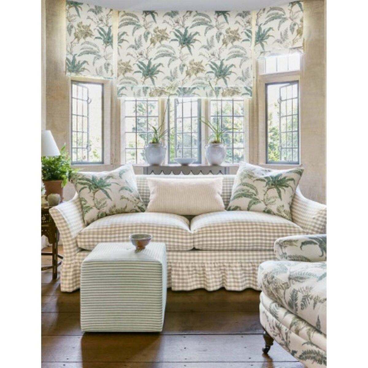 Woodfern Fabric - Forest Green from