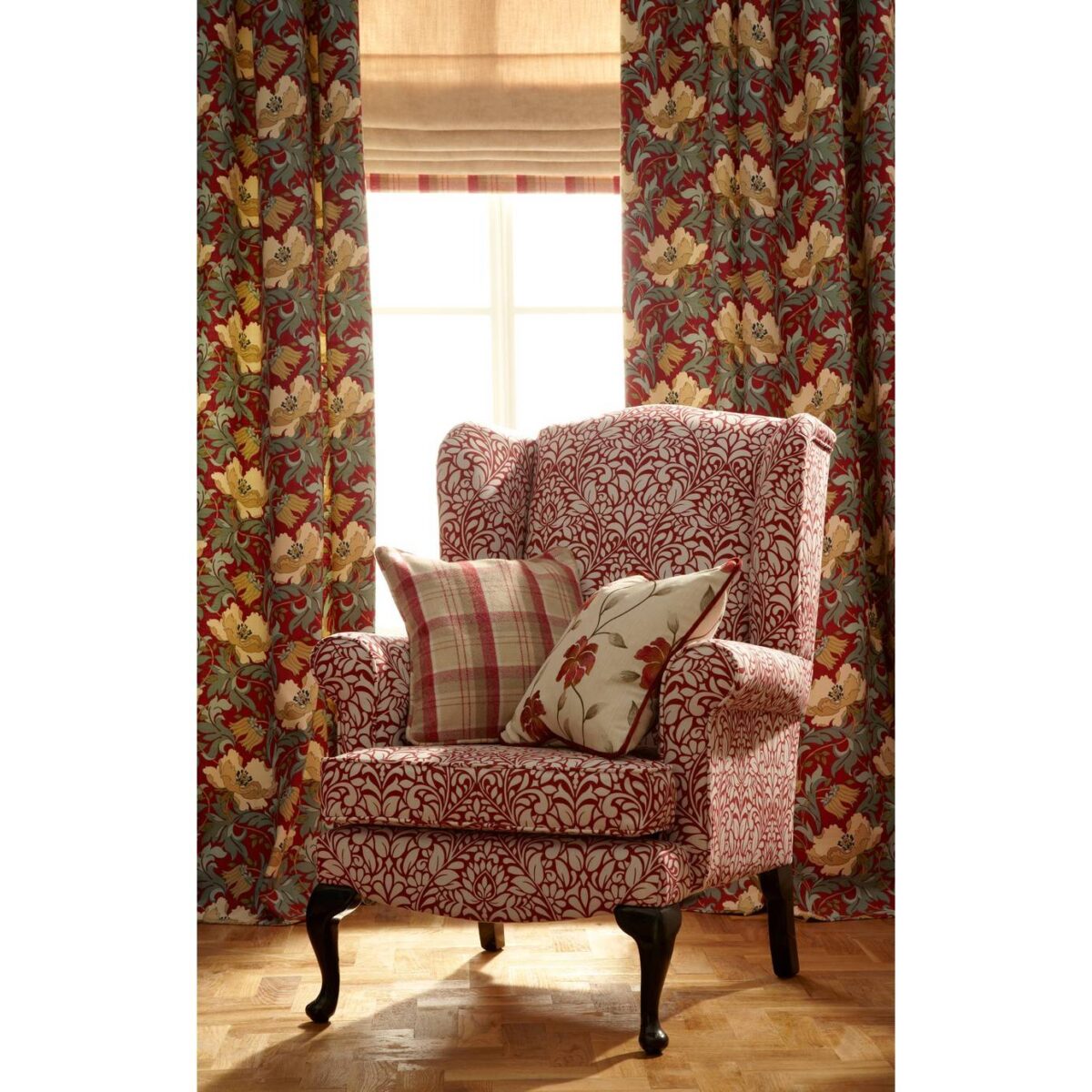 Art Deco Fabric - Cherry from