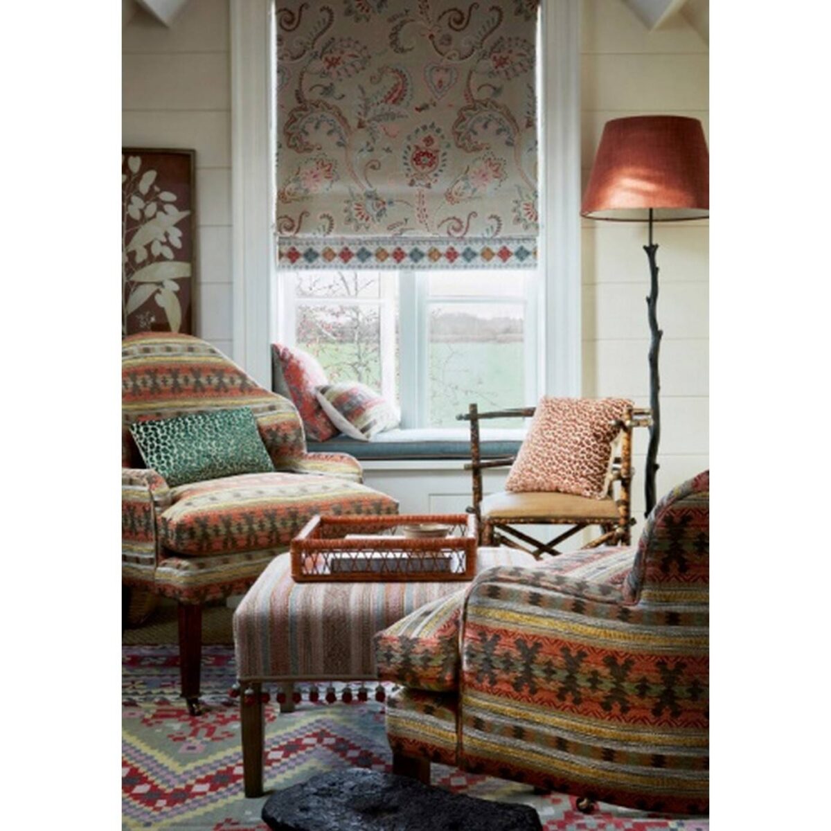 Kingsley Fabric - Brick from
