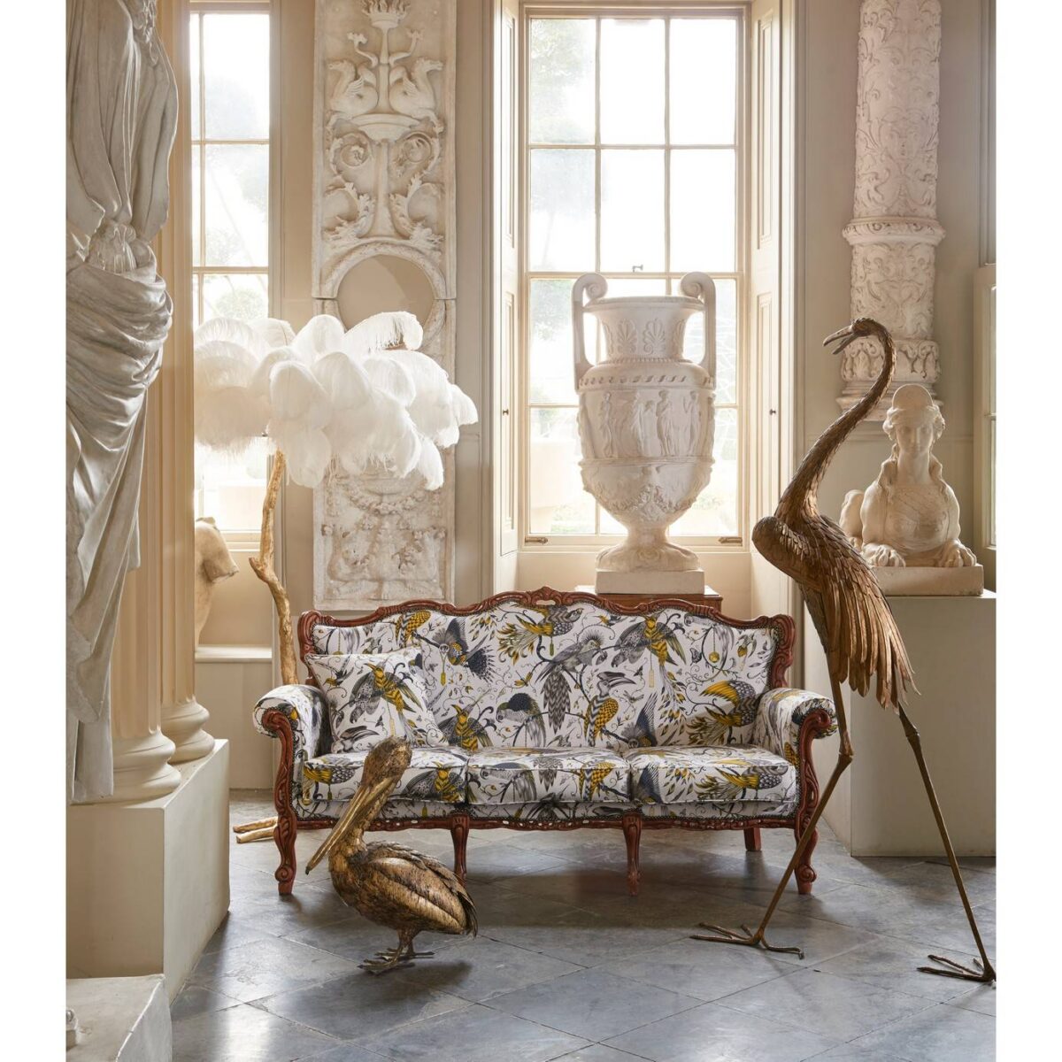 Audubon Fabric - Gold by Audubon Fabric - Gold from