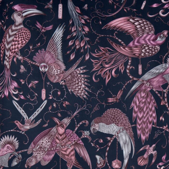 Audubon Fabric - Pink Velvet swatch
