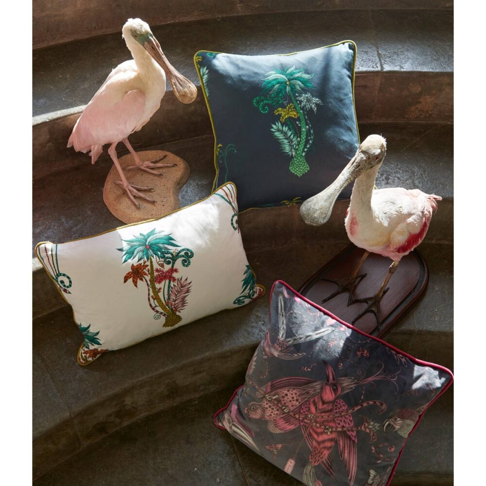 Audubon Fabric - Pink Velvet by Audubon Fabric - Pink Velvet from