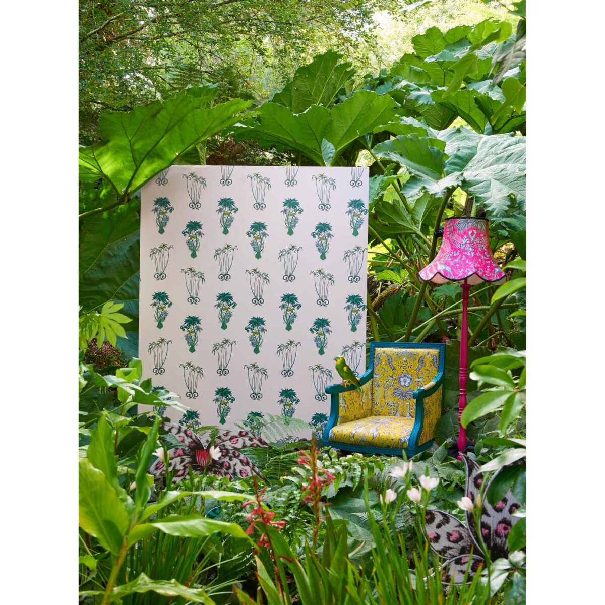 Jungle Palms Fabric - Jungle by Jungle Palms Fabric - Jungle from