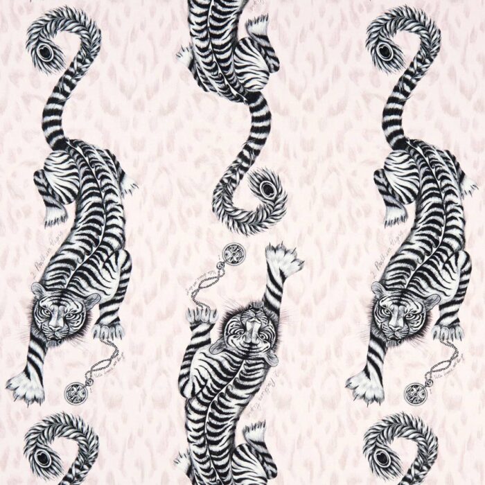 Tigris Fabric - Pink swatch