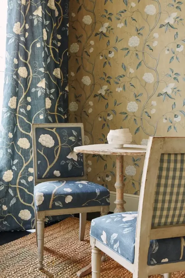 Snow Tree Fabric - Silver from