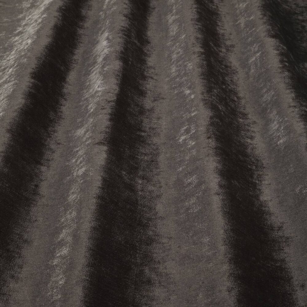 Balmoral Fabric - Peat by brown plain velvet-chenille fabric from iLiv