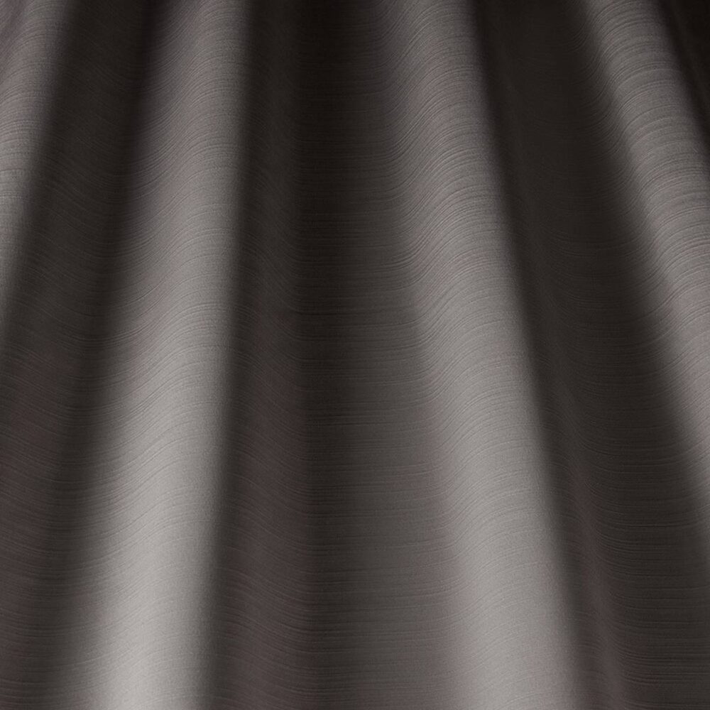 Esther Fabric - Smoke by black-grey plain silk-satin fabric from iLiv