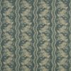 blue botanical linen fabric from Linwood Fabrics