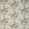 multicolour botanical linen fabric from Linwood Fabrics