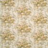 brown botanical linen fabric from Linwood Fabrics