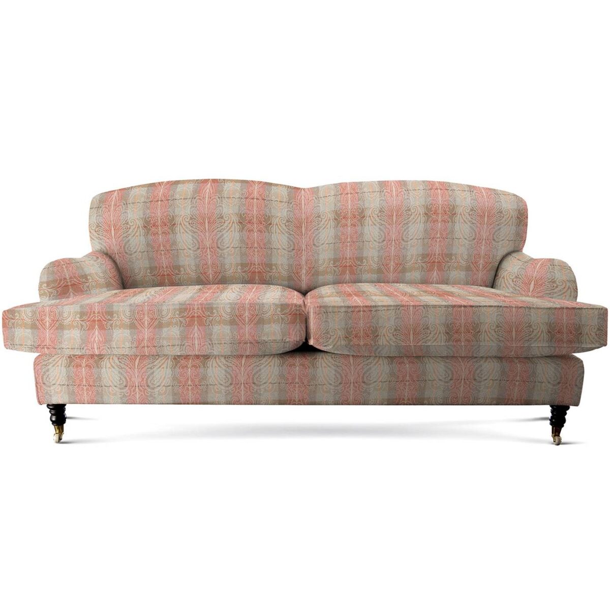 Alberta Fabric - Salmon Jacquard from