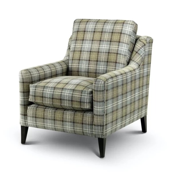 Lana Plaid Fabric - Dove Grey by Lana Plaid Fabric - Dove Grey from