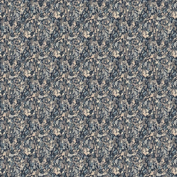 Chesil Beach Fabric - Blue Granite swatch