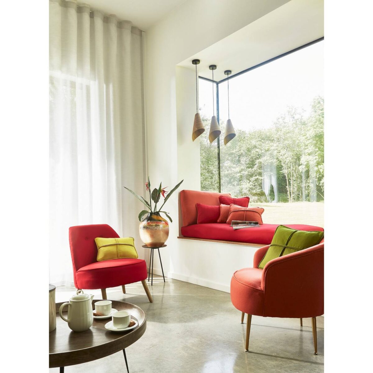 Ingleton FR Fabric - Berry from