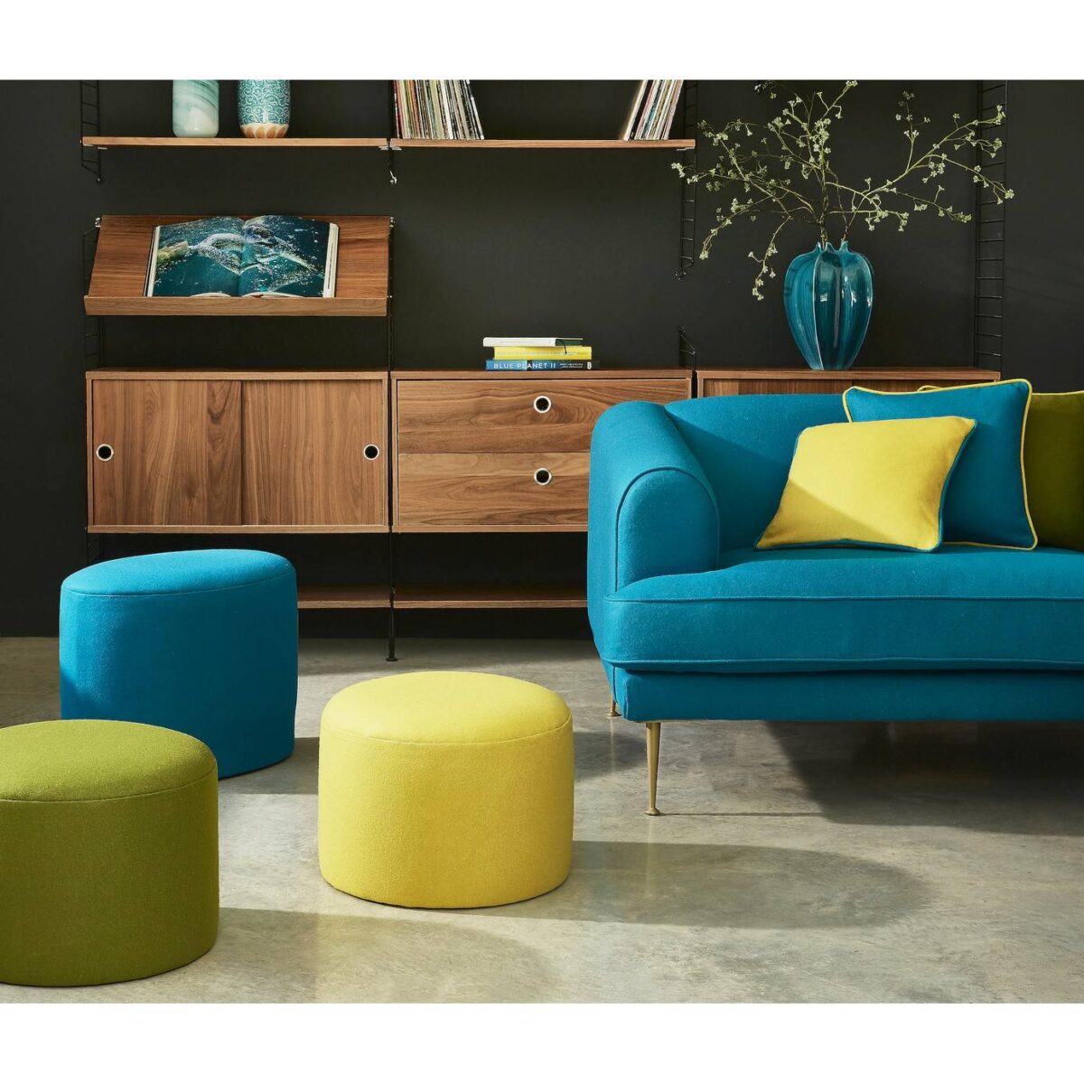 Ingleton FR Fabric - Azure from