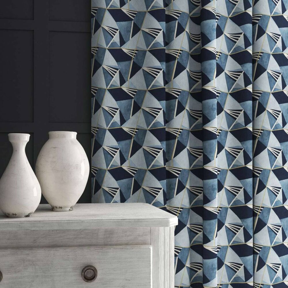 Gem Fabric - Blue Onyx by Gem Fabric - Blue Onyx from