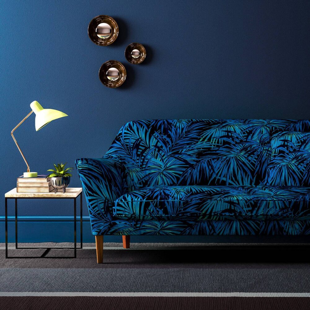 Butterfly Palm Fabric - Electric from
