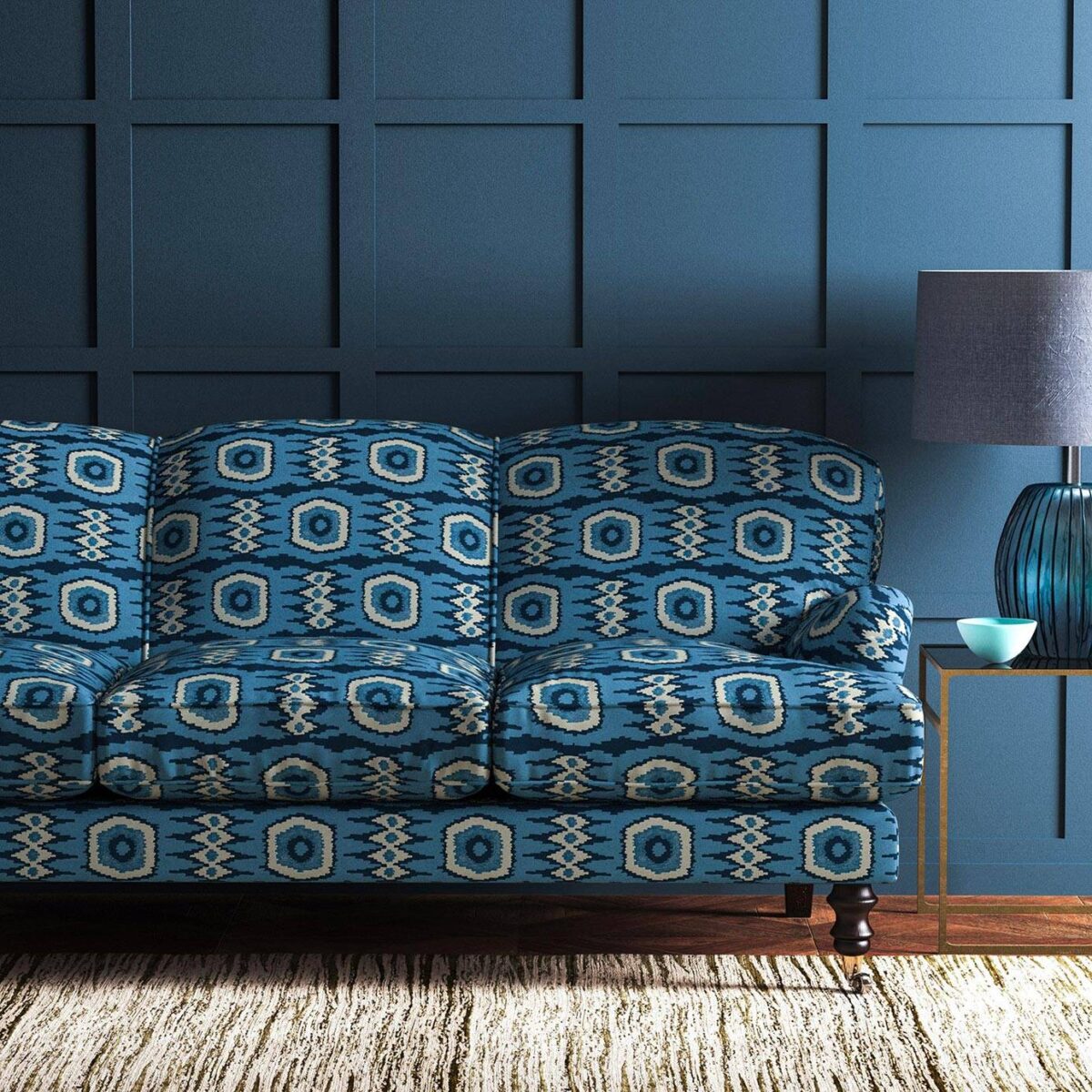 Casper Fabric - Navy by Casper Fabric - Navy from