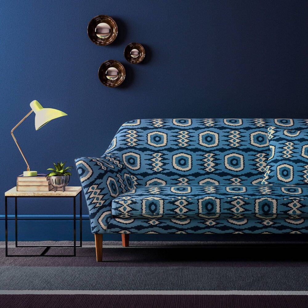 Casper Fabric - Navy by Casper Fabric - Navy from